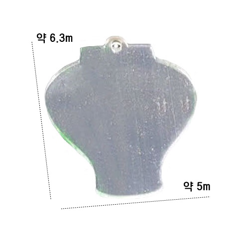 공예야 놀자 레진아트 자개공예 아크릴 키링재료 백자 350원