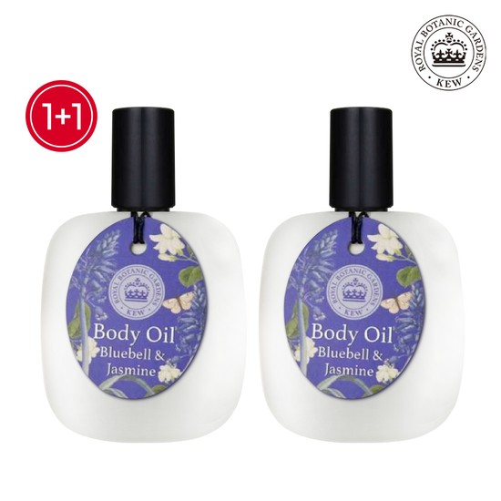 [KEW 큐가든] 영국 직수입 블루벨&자스민 바디오일 100ml 2개세트 선물 향수 향기 잔향 코코넛 식물성 오일 169,100원