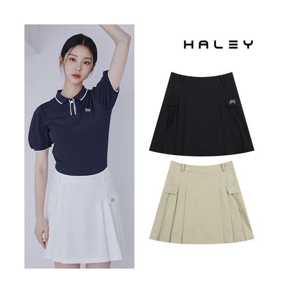 [헤일리] 골프 여성 사이드 주름 플리츠 큐롯 스커트 HSCWK1215 78,660원