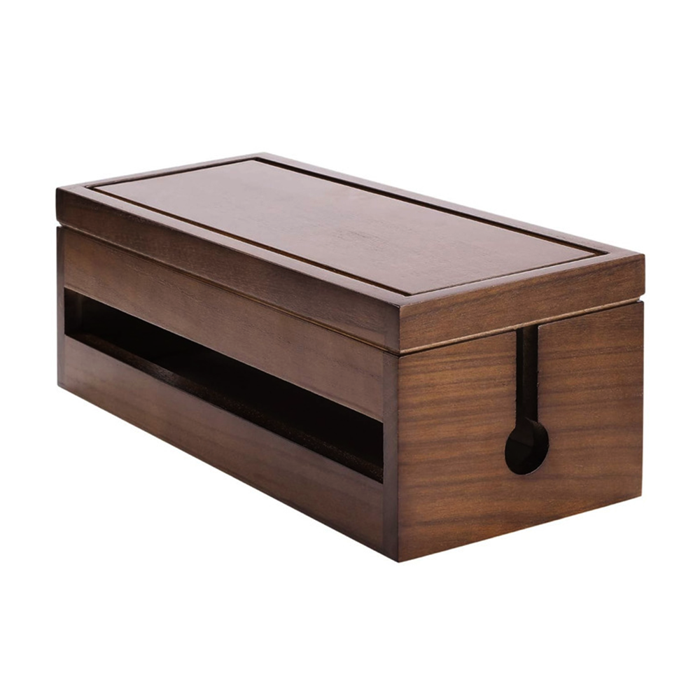 리빙로드 케이블 전기선 나무 멀티탭 정리함 25,900원