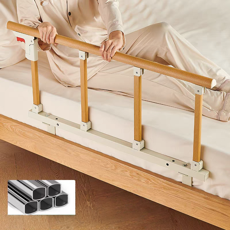 Fowod 4단 노인 침대 안전바 침대 가이드 보호대 가정용 접이식 침대 난간, 원색 42,800원