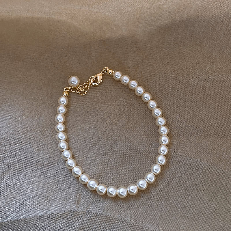 비아워게스트 여성용 심플 데일리 진주 팔찌 11,900원