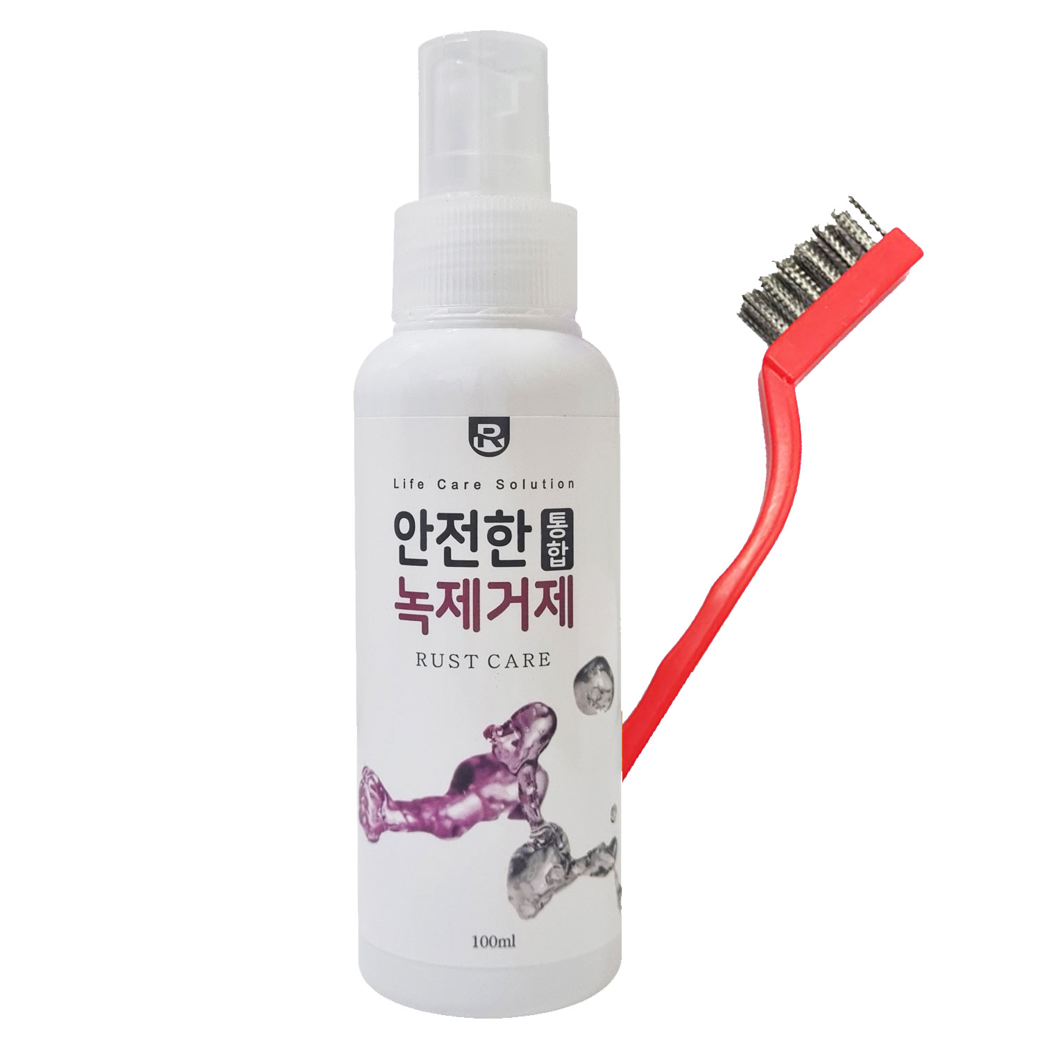 러스티노 금속 스텐 통합 녹제거제 + 브러쉬 세트 100ml, 1개 9,900원