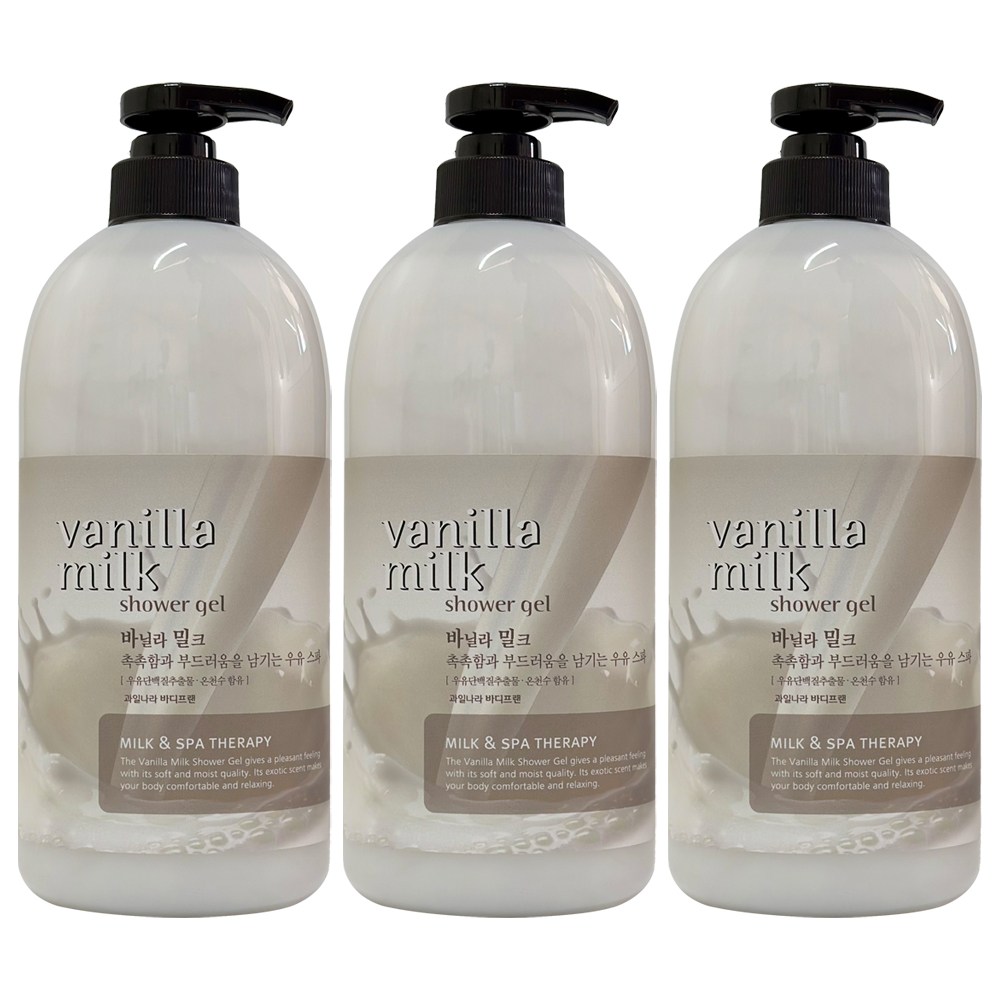 과일나라 바디프랜 샤워젤 732g - 바닐라밀크 15,070원