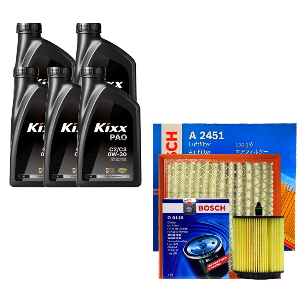 알페온 2.4 가솔린 킥스 PAO 0W30 5L 엔진오일 필터 세트 0110-2451 74,360원