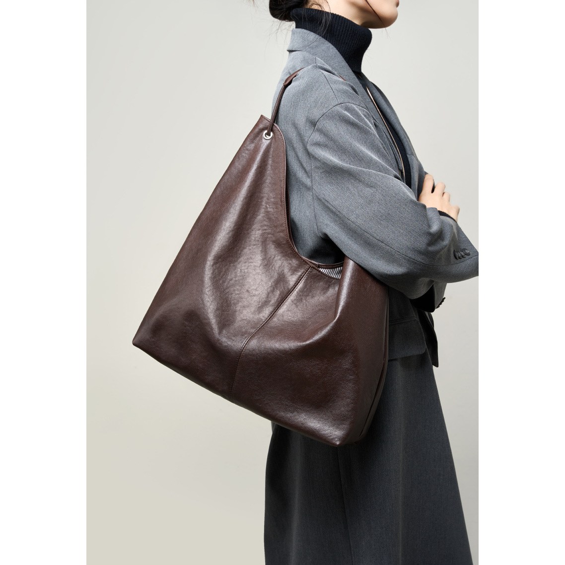 골든엣지 리얼 소가죽 여성 대용량 숄더백 쇼퍼백 대용량 가방 112,000원