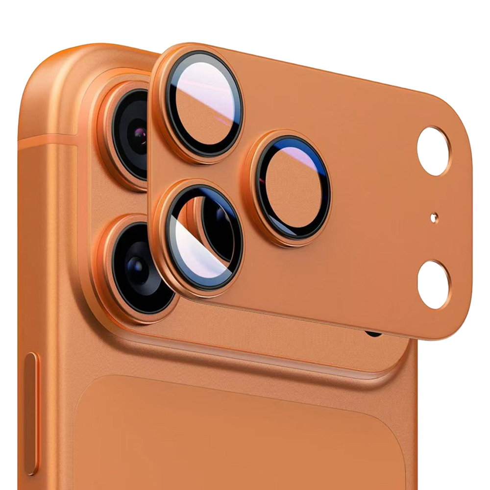 누아트 빛번짐 차단 후면 카메라 렌즈 메탈 플레이트 풀커버 강화유리 보호필름 2p 세트 오렌지 7,900원