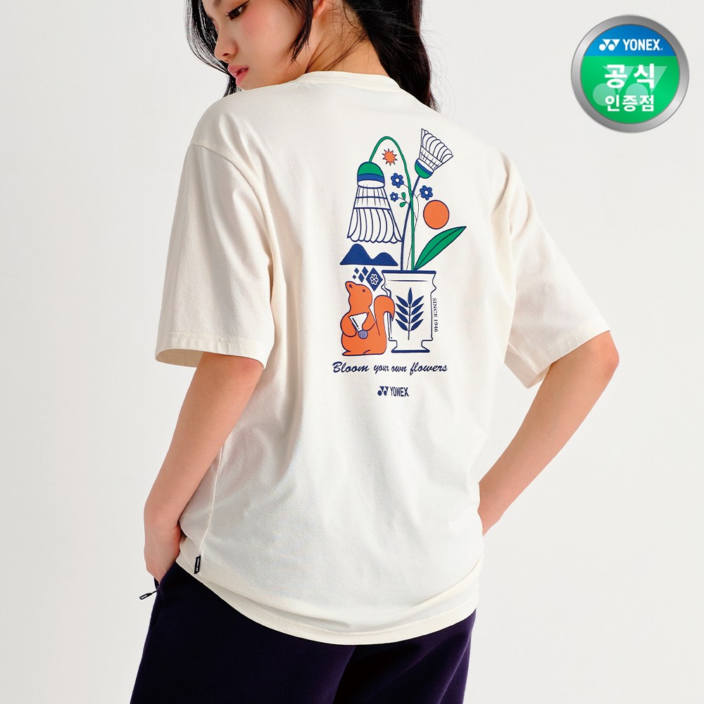 요넥스 253TS034U 배드민턴 반팔 티셔츠 남녀공용 데일리웨어 39,090원