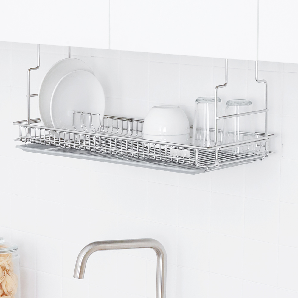 로긴 올스텐 상부장 부착식 식기건조대 로하, 1단, 혼합색상, 1개 65,000원