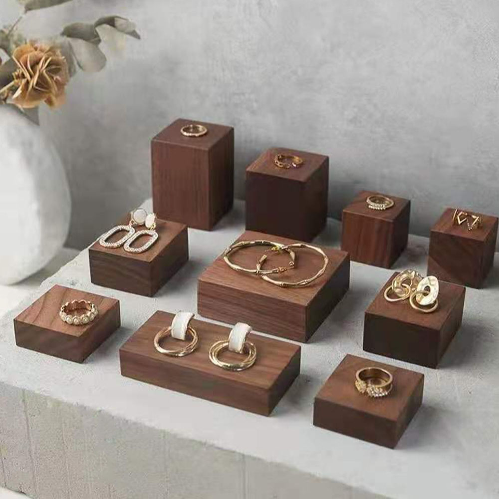 라이트앤 우드 전시다이 나무 디스플레이 박스 원형 사각 6,400원