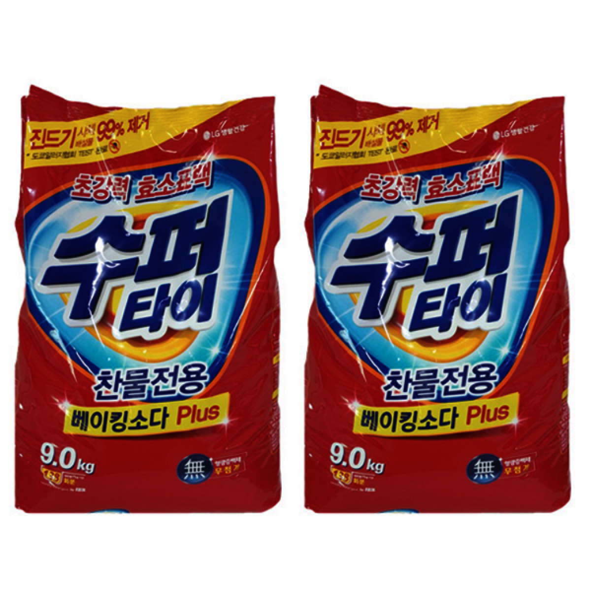 LG생활건강 수퍼타이 베이킹소다 플러스 리필 찬물전용/ 대용량/ 1bo 44,100원