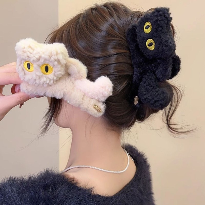 냥냥퍼 밍크 고양이 헤어집게 집게핀 머리집게 8,300원