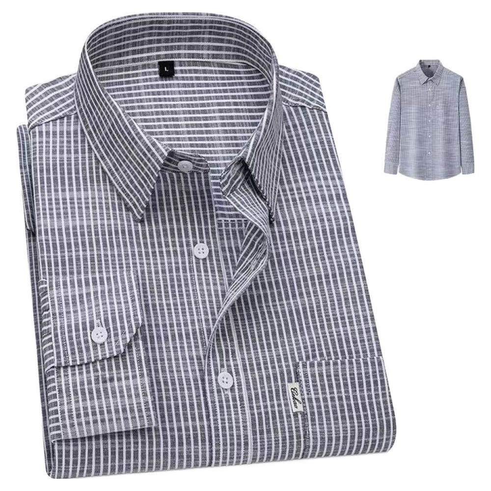 J nd O남성 봄여름 면마 스트라이프 긴팔 셔츠 35,900원