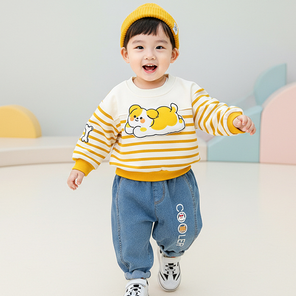 몽실이 달려라 맨투맨 상하복 29,900원