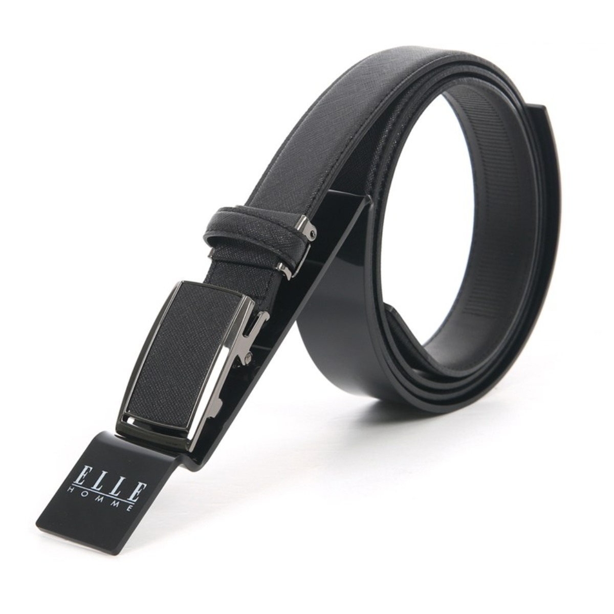 엘르 남성 내추럴 소가죽 사피아노 메탈 버클 소가죽 자동벨트 16339 42,000원