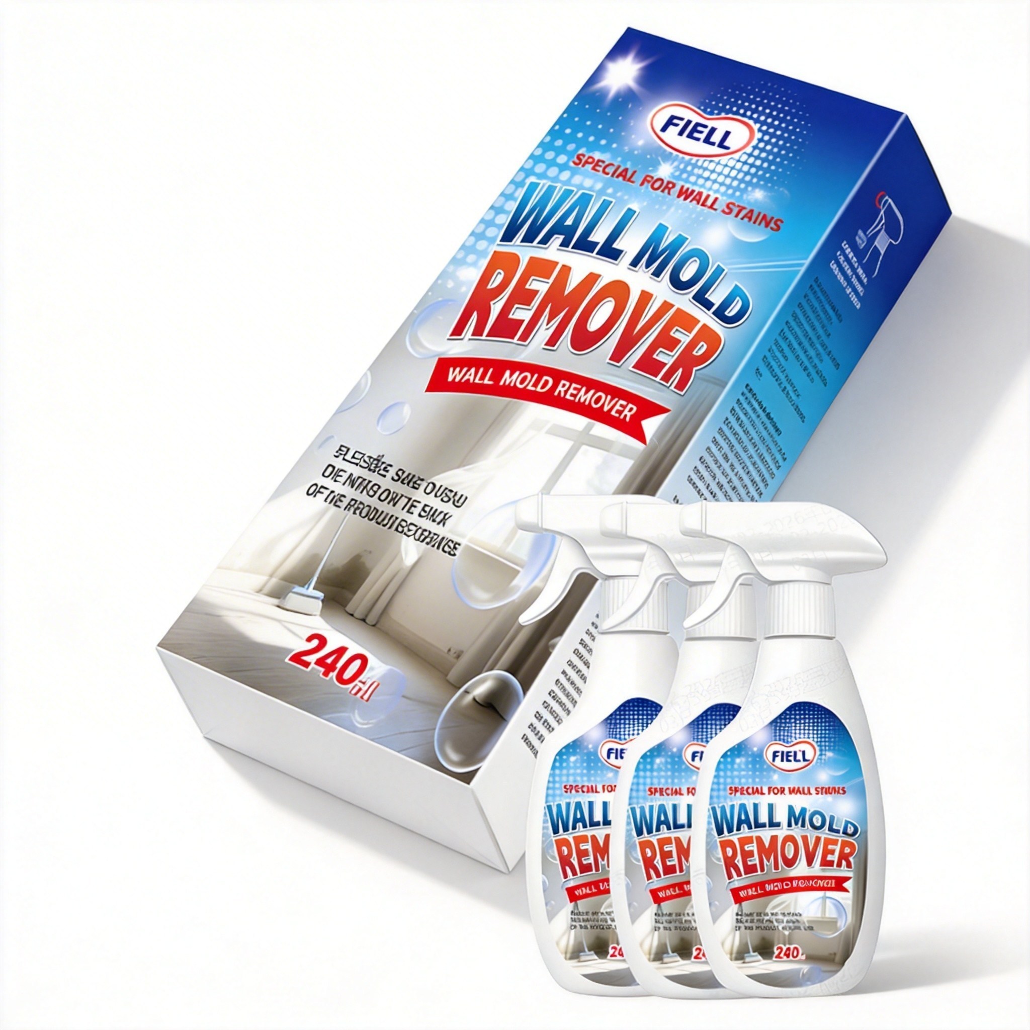 가성비 세트![닦을 필요 없는]다기능 곰팡이 제거 스프레이 집벽 곰팡이 제거젤 청소세제 초강력 욕실 곰팡이제거제 포장증정, 2개, 240ml 13,890원