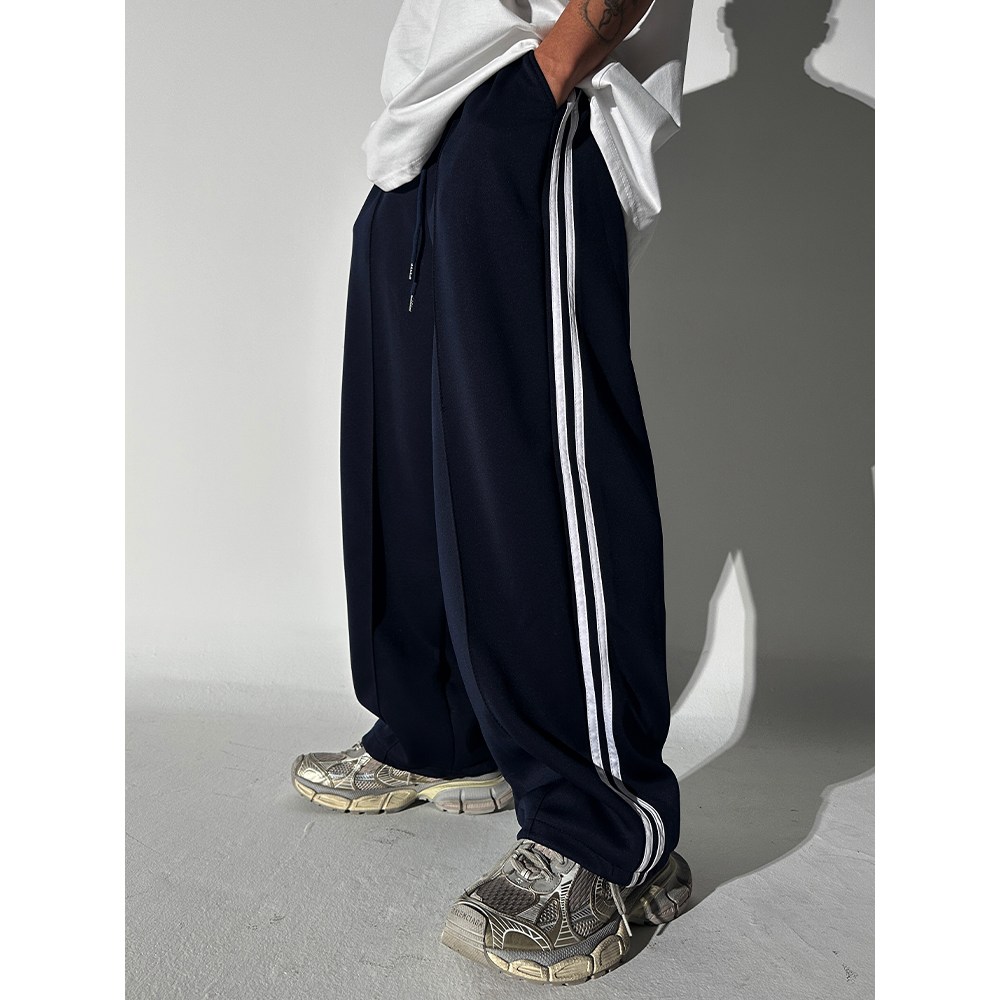 와이드 두줄 트랙 팬츠 3COLOR 빅사이즈 짐웨어 도프룸 25,680원