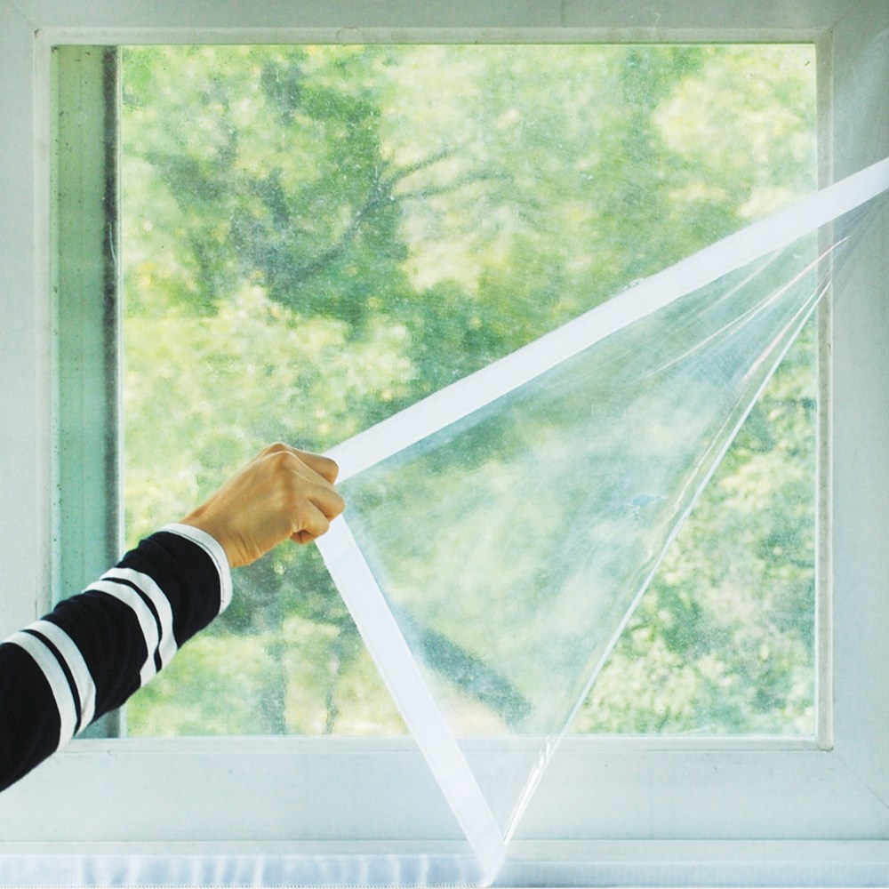 고리아 두꺼운 방풍비닐 봉제식 맞춤 베란다방풍막 창문 테라스 바람막이 방풍비닐커튼 방한비닐 중형, 1개 44,110원