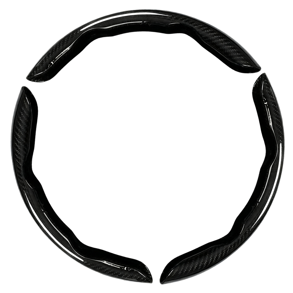 SEAMETAL 프리미엄 카본 자동차 사이드 핸들커버 미끄럼방지 탄소섬유 핸들커버, 블랙 21,000원