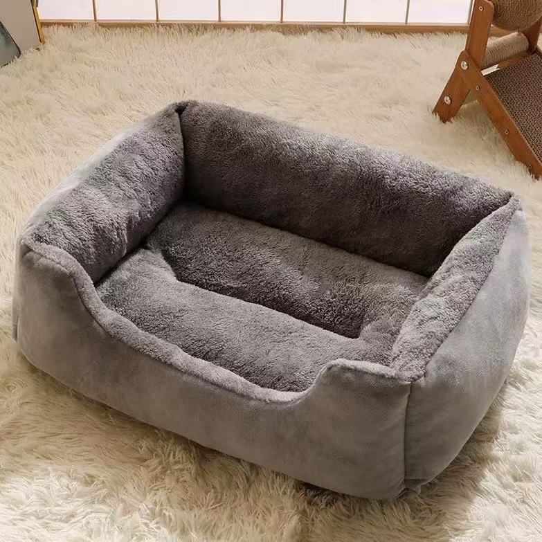 YAPOGI 반려동물 사각 방석 따뜻한 강아지 펫쿠션 사각 애견방석 강아지매트, 그레이, 1개 8,000원