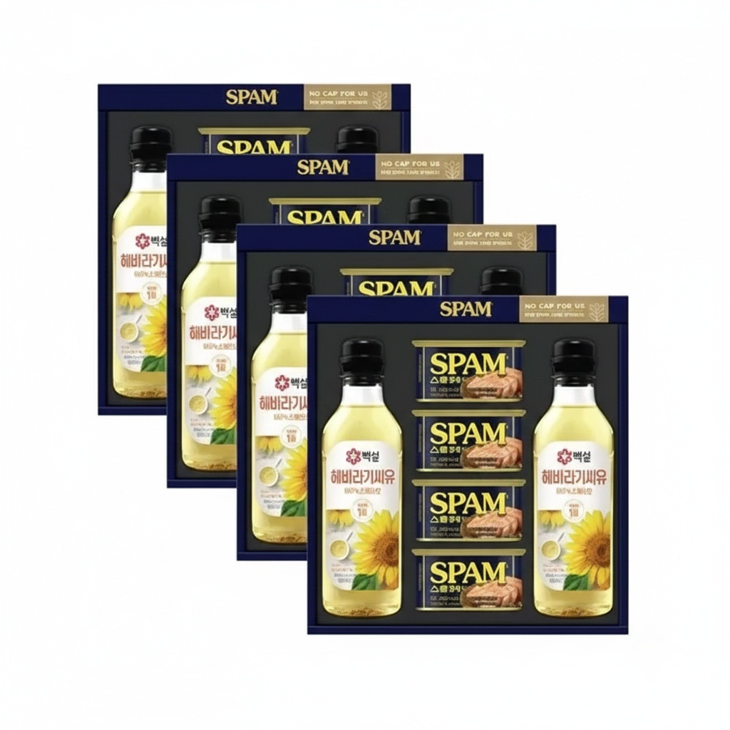 [CJ제일제당][CJ 선물세트] 스팸고급유SE호 5개 1박스 쇼핑백포함 193,840원