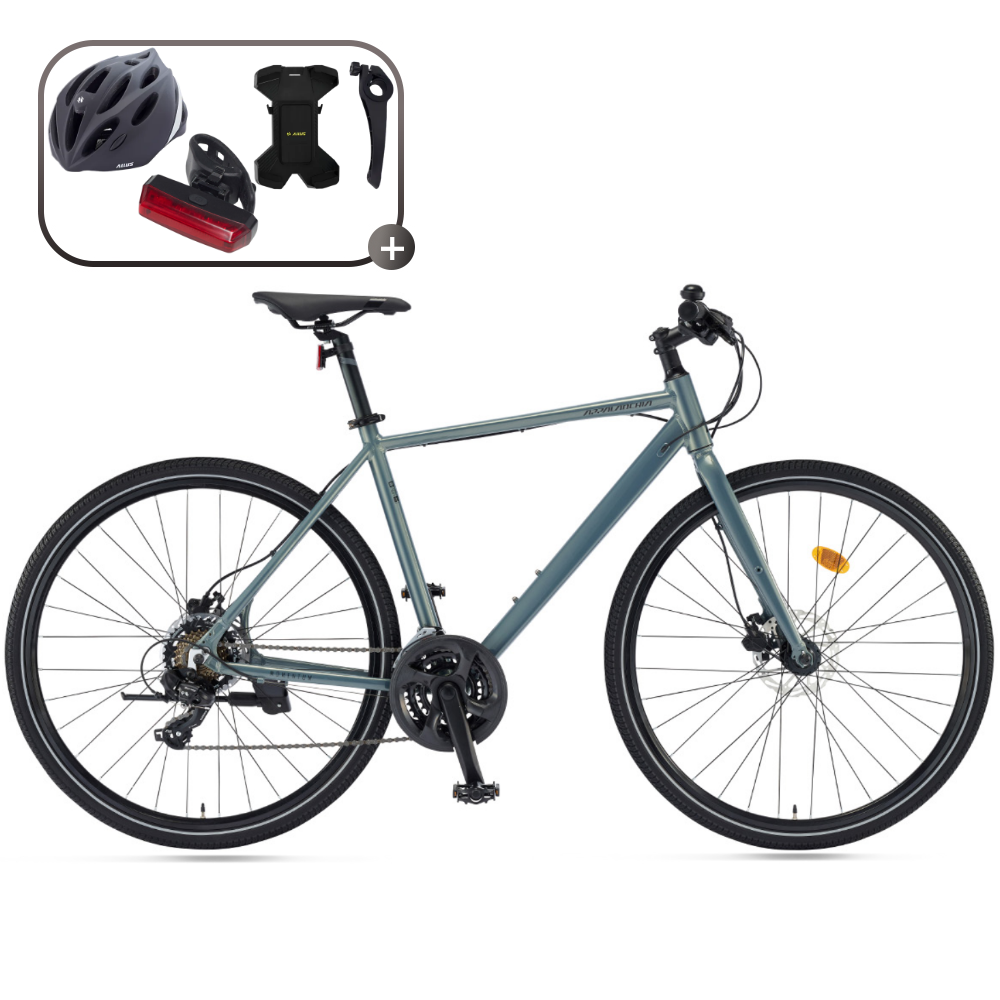 2026 삼천리 아팔란치아 700C 모멘텀 21단 하이브리드 자전거 알루미늄 프레임, 1개, 178cm, 샤이니 올리브(440) 540,000원