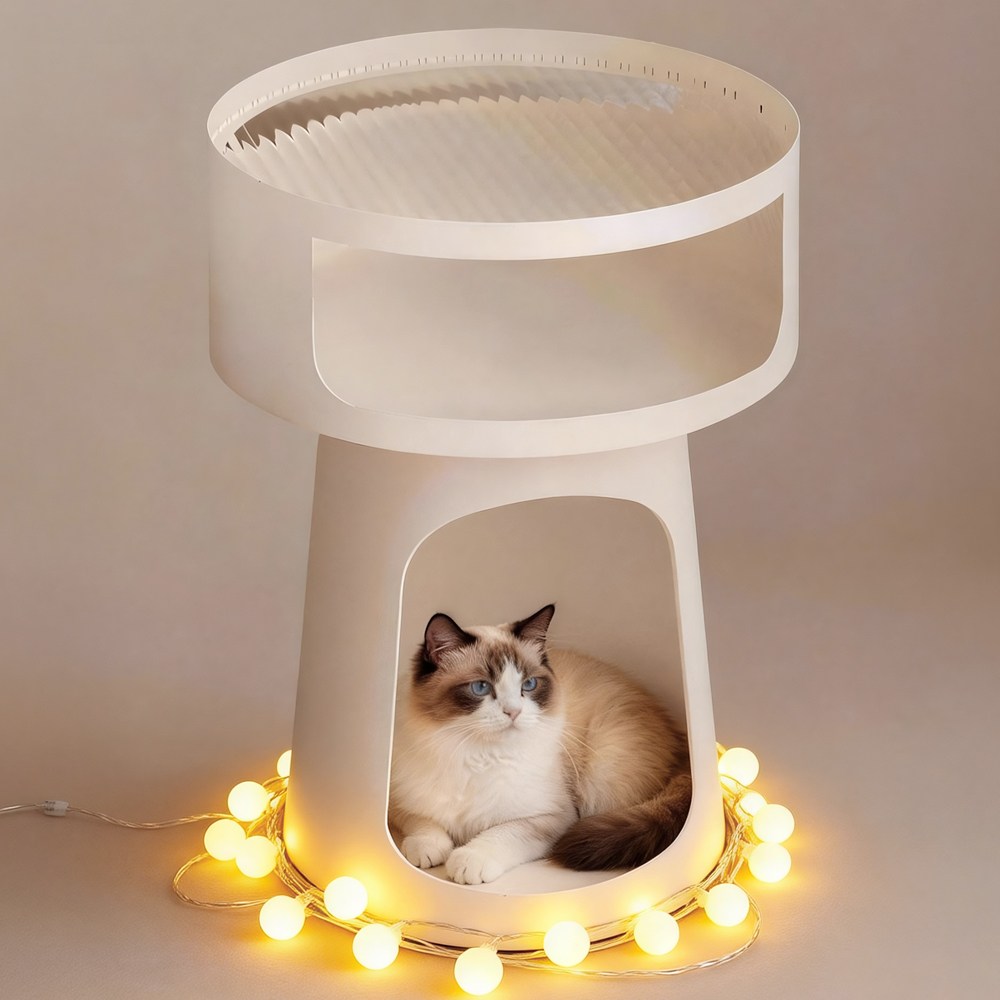 엠티링크 다용도 수납형 사이드 테이블 철제 2단 숨숨집 원형 협탁 침대 거실 소파 쇼파 침실 책상 식탁, 화이트 139,000원