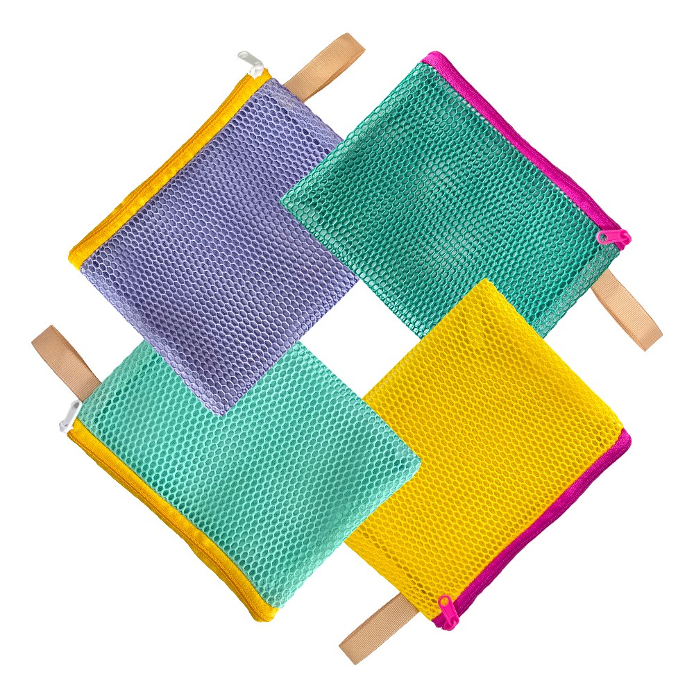 [프로덕트피알] 매쉬 미니 파우치 화장품 파우치 다용도 여행 파우치 핸들 수납 4색상 pixel 4,000원