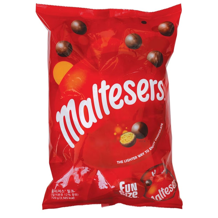 정품 몰티져스 밀크 초코볼 달콤 바삭 Maltesers 밀크 초코볼 초콜렛 720g, 720g, 1개 34,130원