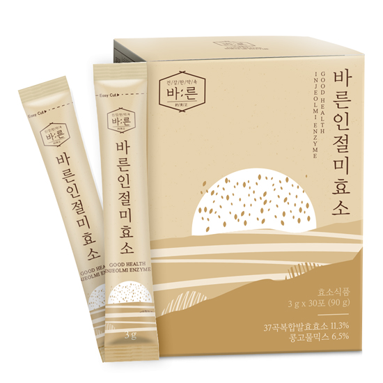 바른 인절미 효소 곡물 발효 효소식품, 1박스, 90g 13,900원