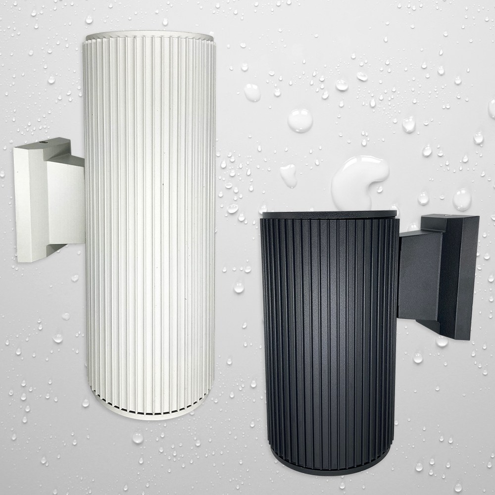 홍전기 원통 외부벽등 1등 2등 외벽등 벽부등 벽조명, 화이트 20,000원