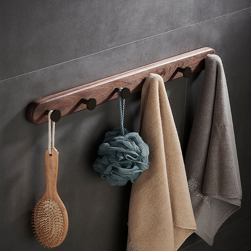 하우스팡 원목 메탈 라운드 후크 벽행거 인테리어 옷걸이 27,900원