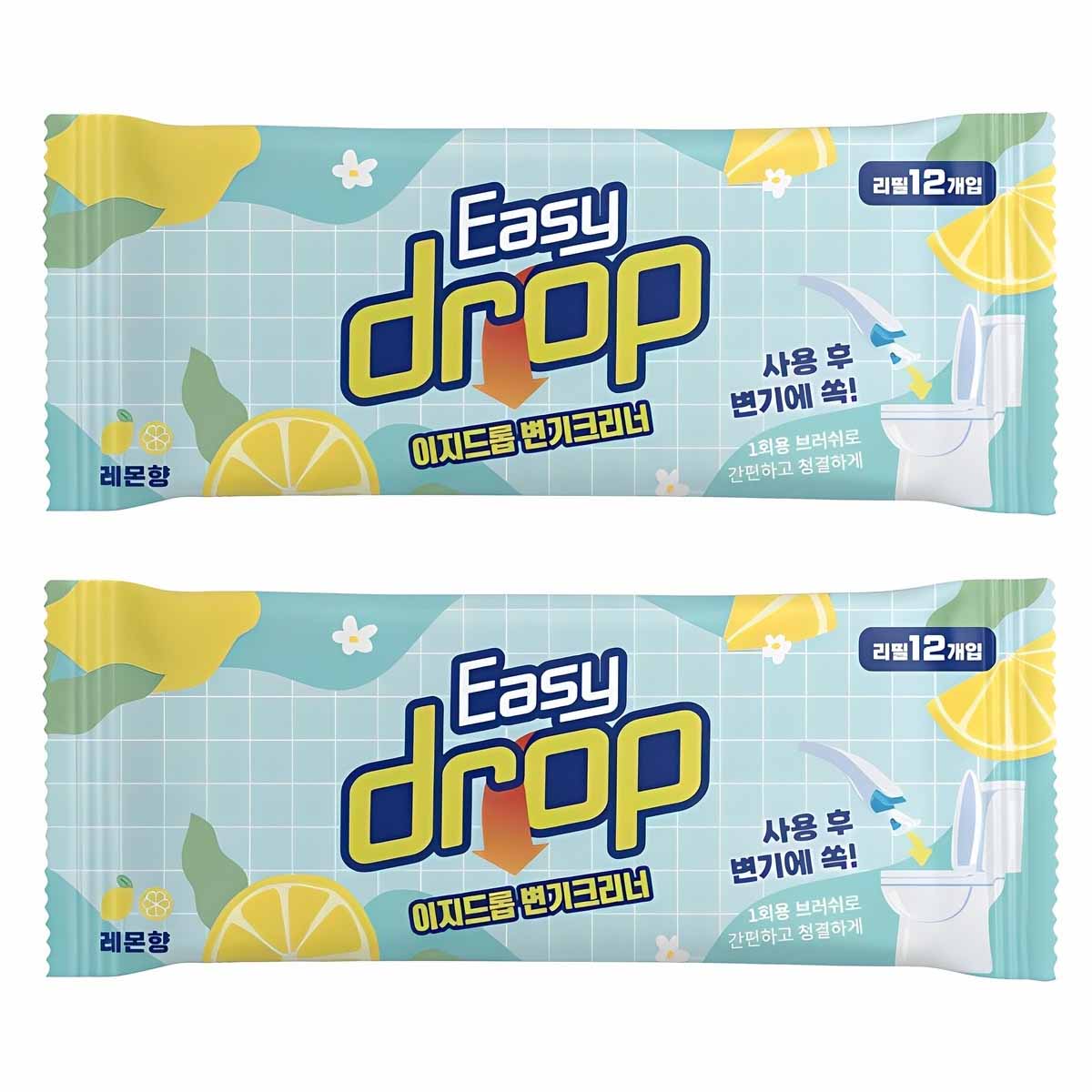 이지드롭 일회용 변기크리너 뉴 레몬향 8,900원
