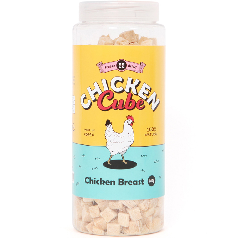 든든 고양이 큐브 동결 건조간식, 닭가슴살, 240g, 1개 21,790원