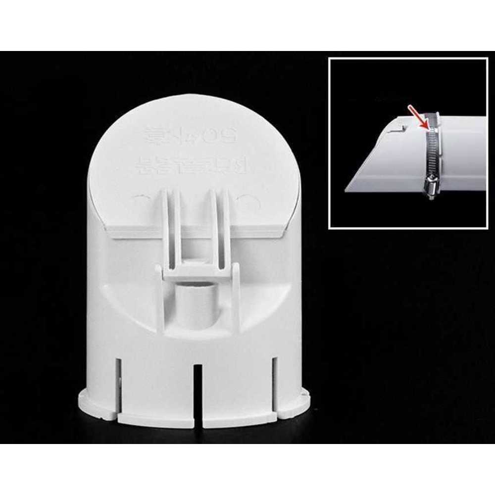 역류방지 체크밸브 PVC 파이프 냄새 수평형 하수관 커넥터 배관 정화조 하수도 배수로 10,000원