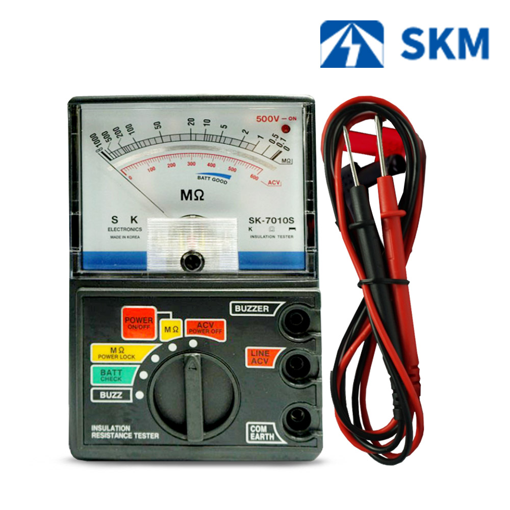 SKM전자 아날로그 절연저항계 SK-7010S 35,000원