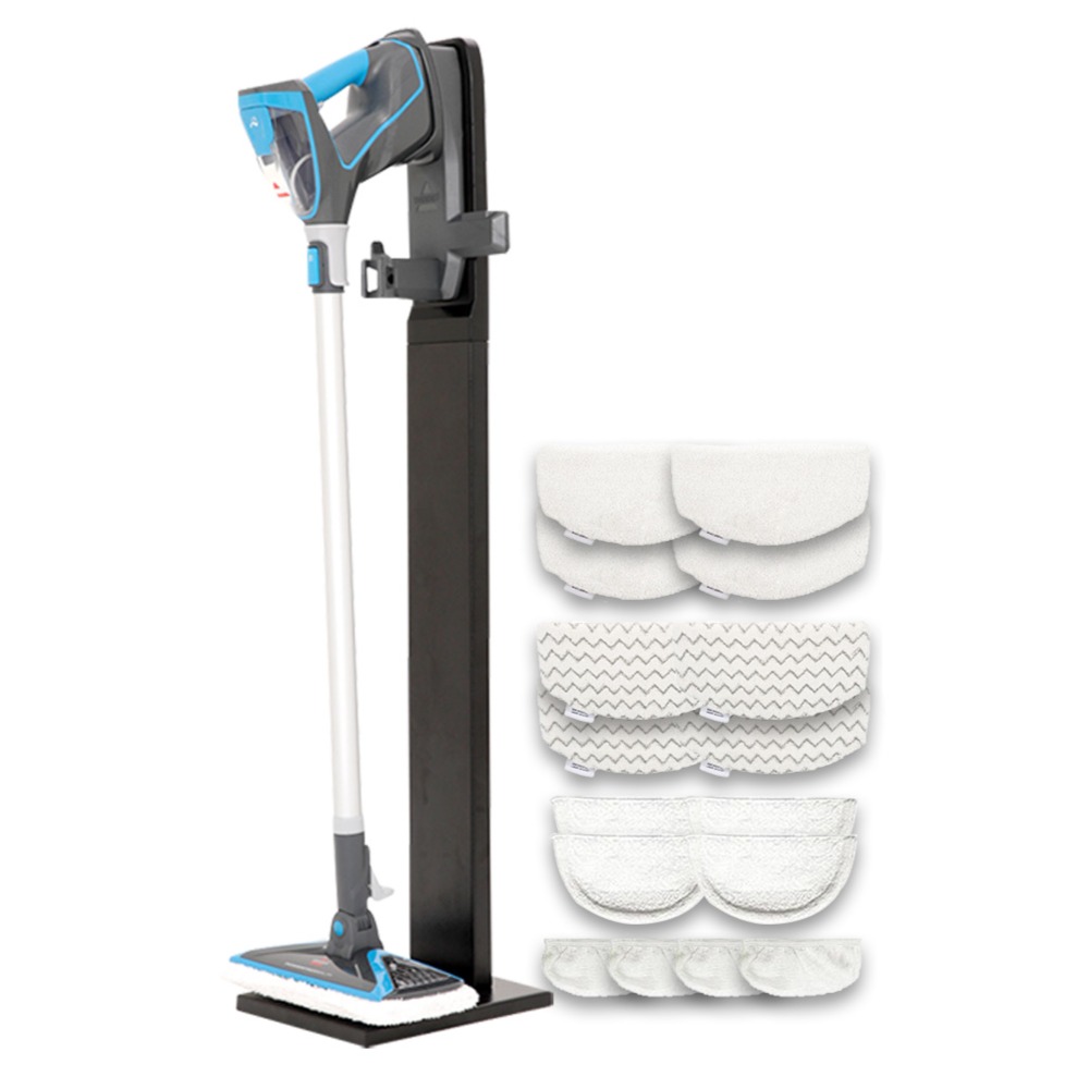 비쎌 슬림 스팀청소기 AllInOne 패키지 (정품걸레16P+전용거치대 추가구성), 단품 376,850원