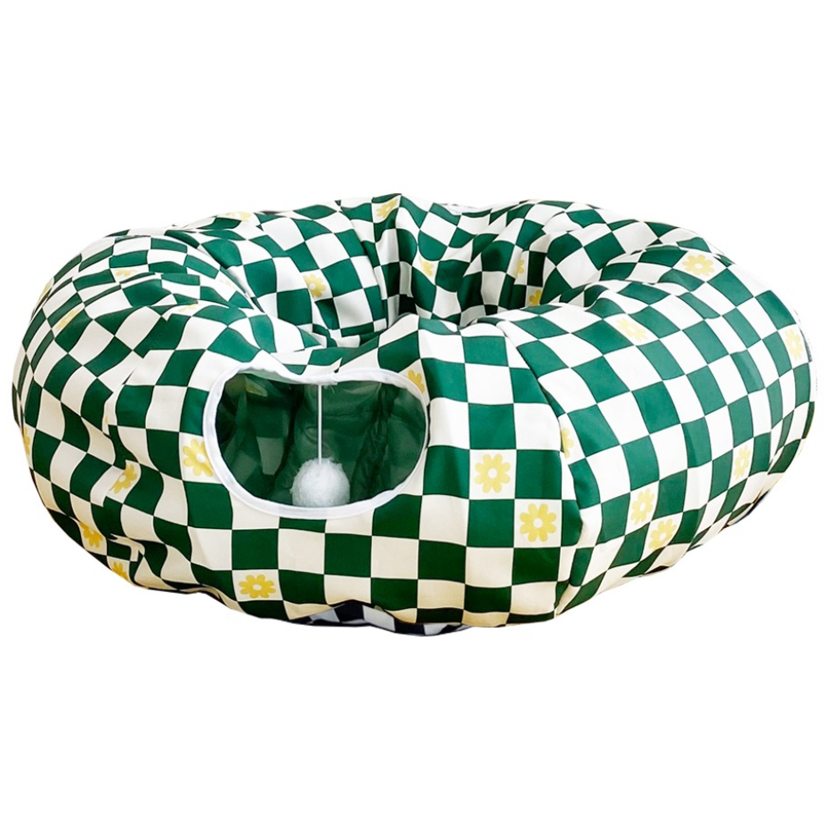 세븐펫 숨숨터널 고양이 터널 하우스 장난감, 플라워, 1개 29,900원