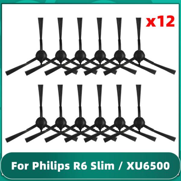 JS 필립스 호환 Philips R6 Slim / XU6500 로봇 진공 청소기 스핀 사이드 브러시 교체 액세서리, 예비 부품 29,400원