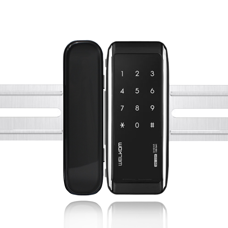 솔리티 웰콤 유리문 전용 스마트 보조키 손잡이 없음 도어락 75,330원