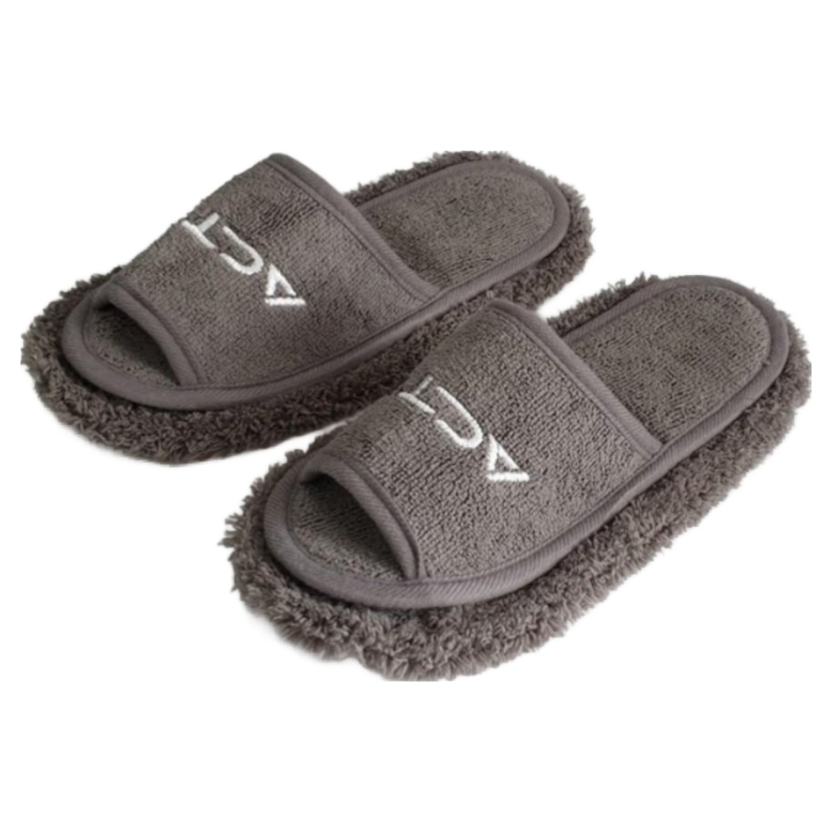 (주)에이스샵 남여공용 프리사이즈( 260 ~ 280mm) 청소슬리퍼 1세트 극세사 거실화 실내화, 그레이, 1개 10,000원