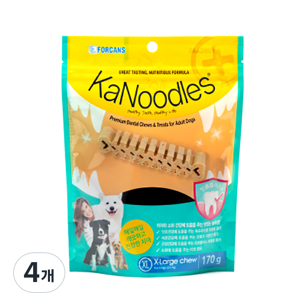 포켄스 강아지 카누들 잇몸플러스 지퍼백 XL 38,010원