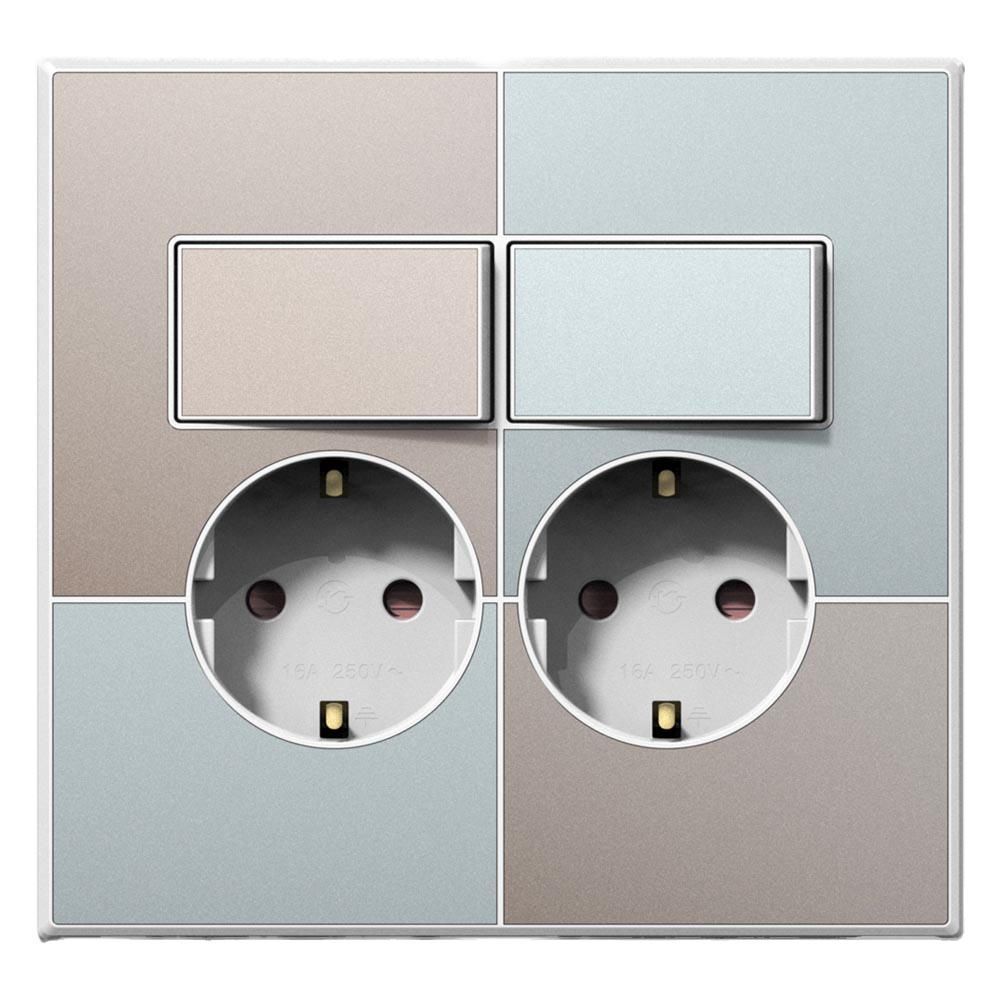 틸인스 갤러리 스위치부 콘센트 2구 베이지민트 22,790원