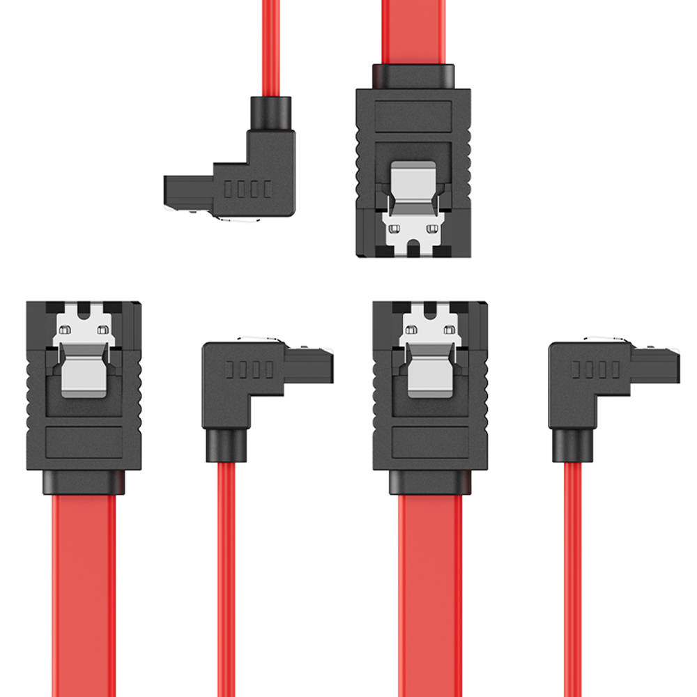 벤션 칼국수형 SATA 3.0 케이블, 레드, 3개, 0.5m 8,500원