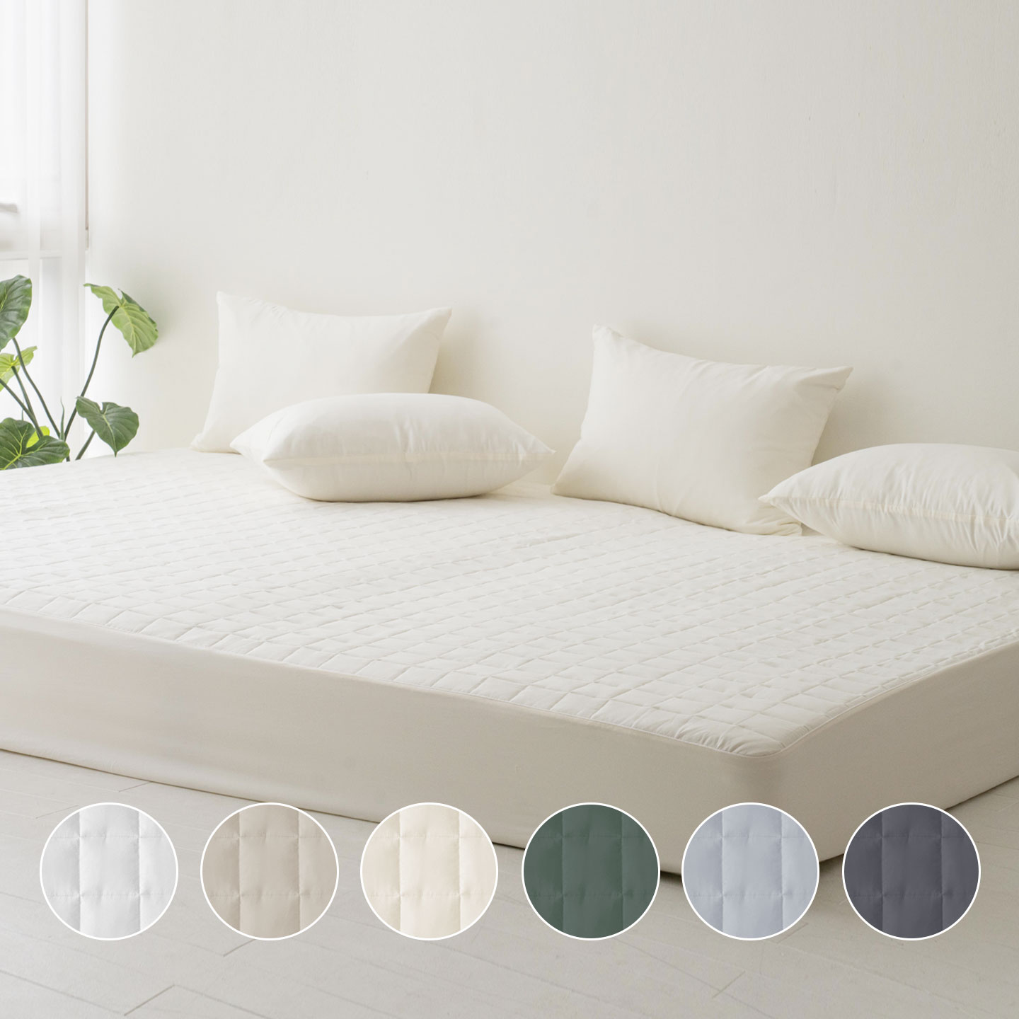 벨르데코 패밀리 매트리스커버 침대커버 SS+SS SS+Q Q+Q 63,900원