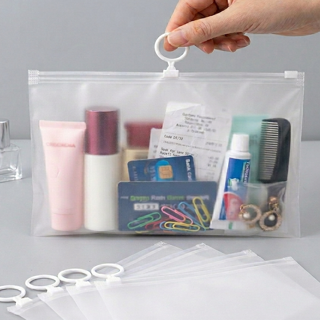 블레스유 고리 슬라이더 지퍼백 반투명 포장지 간식 선물 양말 파우치, 1개, 20매 5,300원
