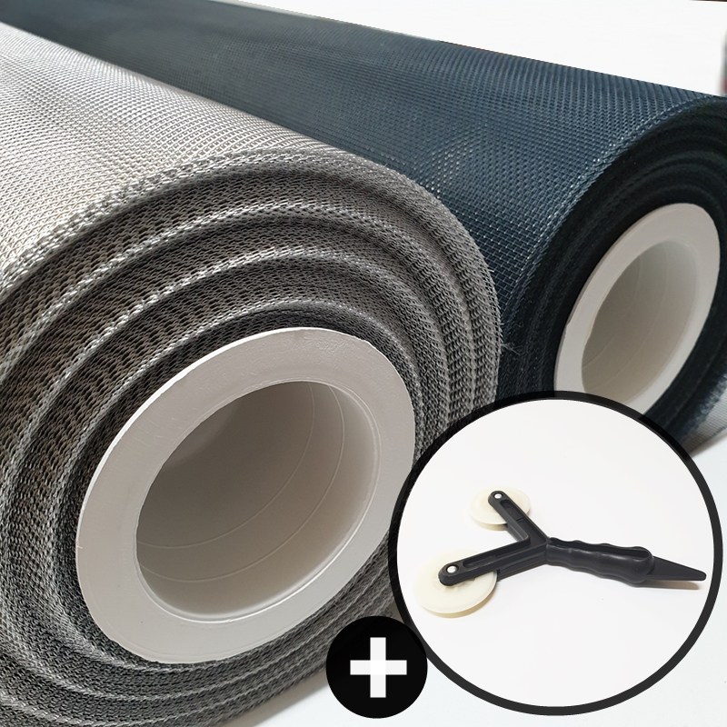 로얄 알루미늄 백색 청색 방충망 1롤30m 롤구매시 망밀대무료 국산제품, 1개 115,000원