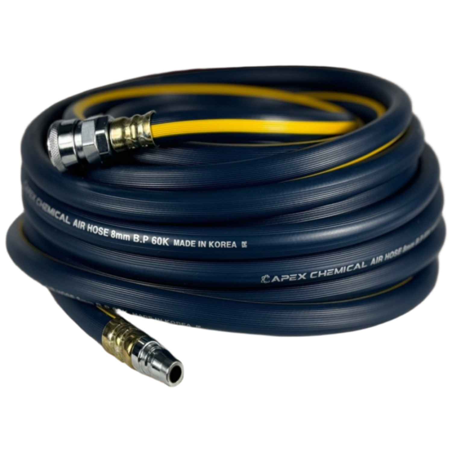 [에이팩스케미칼] 국산 8mm, 9.5mm, 13mm 고압 에어호스 콤프레샤 10M 15M 20M 30M 50M 카플러장착 콤프레샤호스, 1개 27,000원