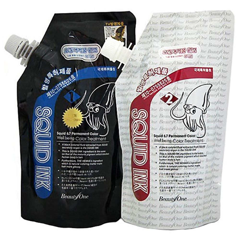 오징어 먹물염색약, 웜브라운, 1개 10,600원