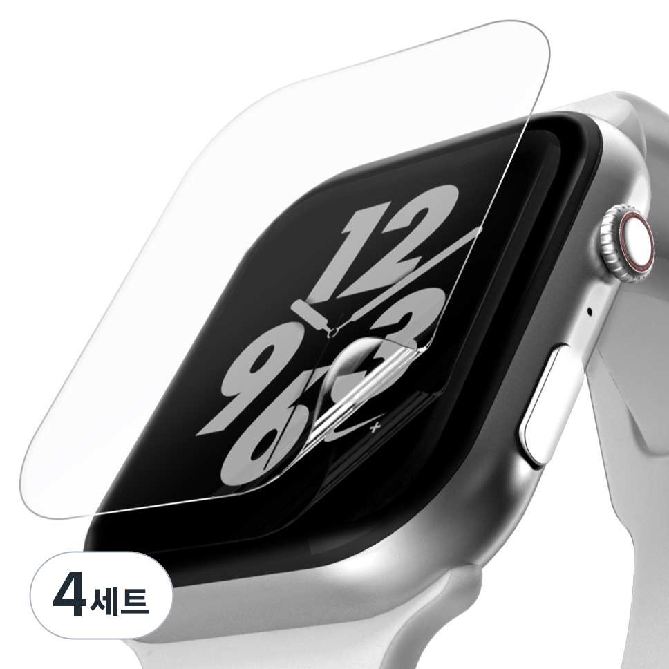 아이몰 애플워치 엣지 풀커버 TPU 액정보호필름 세트, 투명, 4세트 14,400원